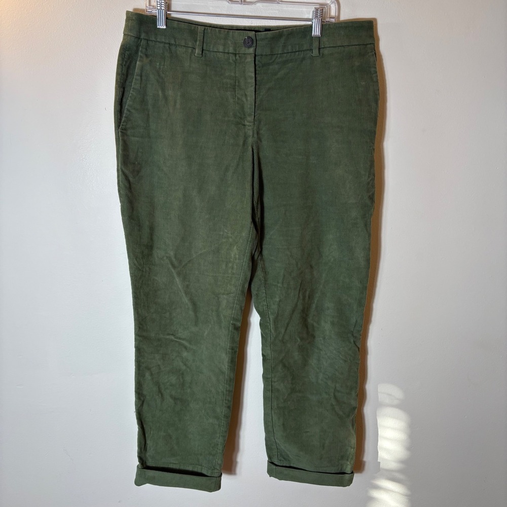 Wildfang Olive Green Corduroy Trousers
